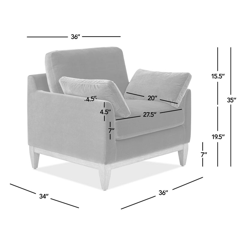 Pasadena - Wide Modern Farmhouse Accent Arm Chair - Olive Green - R&R Furniture Gallery (Fountain Valley, CA)