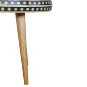 Small Patterned Nordic Style End Table - R&R Furniture Gallery (Fountain Valley, CA)