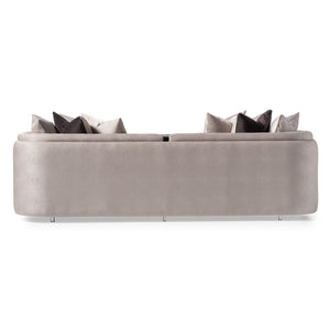 Carmela - Mansion Sofa - Zinc / Silver - R&R Furniture Gallery (Fountain Valley, CA)