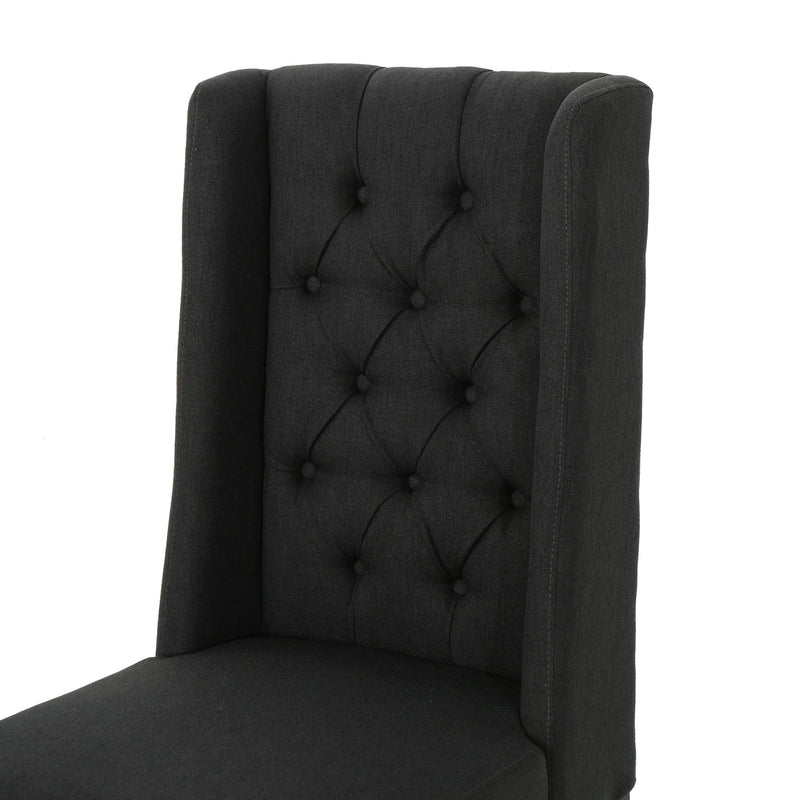 Sophisticated Tufted Dining Chair With High Back Design - R&R Furniture Gallery (Fountain Valley, CA)