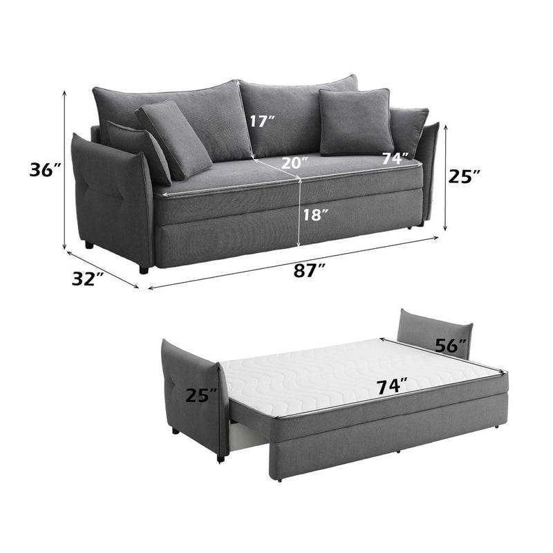 Irina - Sofa With Sleeper - R&R Furniture Gallery (Fountain Valley, CA)