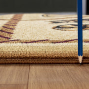 Tribes - 5'3" X 7'3" Southwest Area Rug - Beige - R&R Furniture Gallery (Fountain Valley, CA)