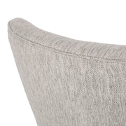 Set of two Noble House modern dining chairs with fabric upholstery and sturdy wooden frames, showcasing stylish seating for dining rooms.