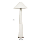 Faith - Floor Lamp - White - R&R Furniture Gallery (Fountain Valley, CA)