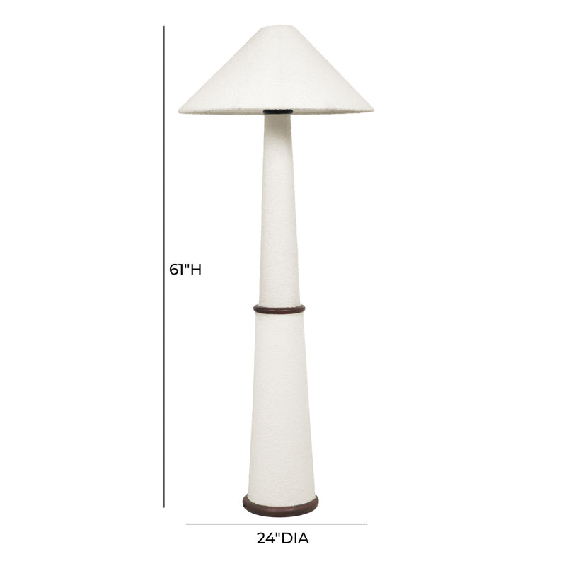 Faith - Floor Lamp - White - R&R Furniture Gallery (Fountain Valley, CA)