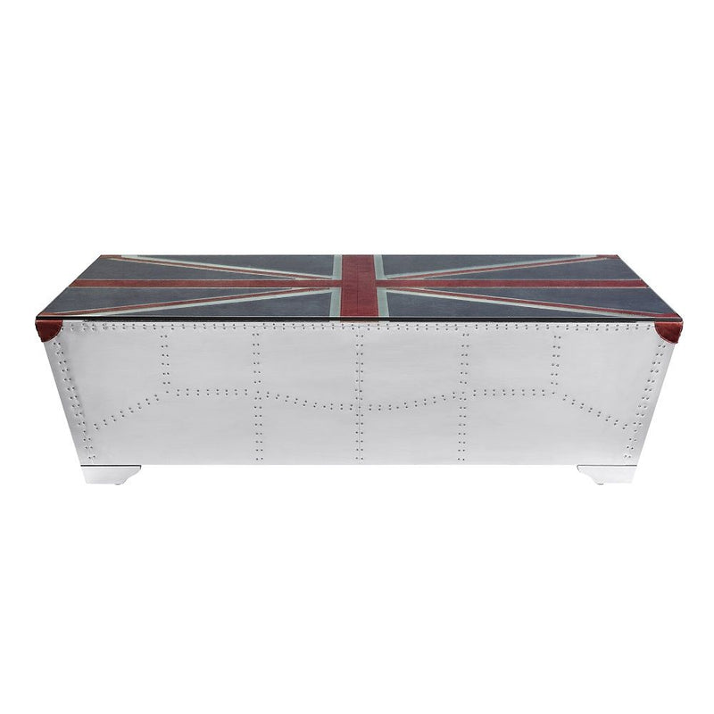 Brancaster - Coffee Table - Aluminum - R&R Furniture Gallery (Fountain Valley, CA)