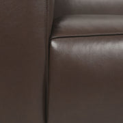 Noble House contemporary 3-seater sofa with tuxedo design, stationary sofa with sleek, modern upholstery and clean lines.