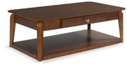 Trenmour - Rectangular Cocktail Table - Medium Brown - R&R Furniture Gallery (Fountain Valley, CA)
