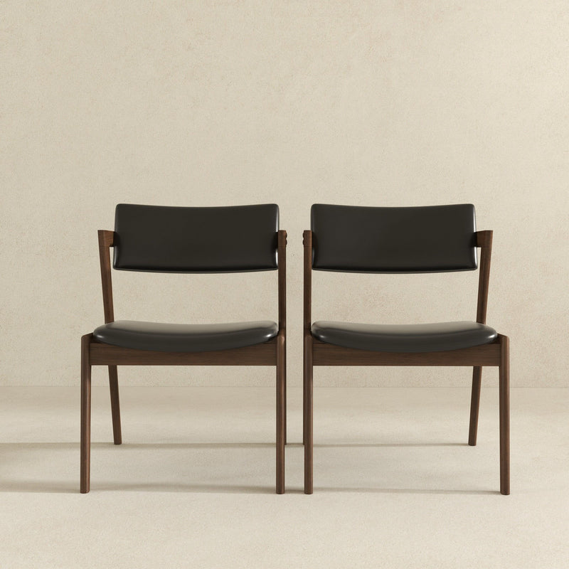 Edwin - Mid-Century Modern Dining Chair (Set of 2) - R&R Furniture Gallery (Fountain Valley, CA)