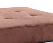 Contemporary upholstered storage ottoman by Glory Furniture with a sleek design and soft fabric, ideal for living room decor.