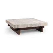 Alysa - Square Coffee Table - Riverstone Blend - R&R Furniture Gallery (Fountain Valley, CA)