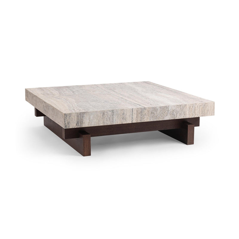 Alysa - Square Coffee Table - Riverstone Blend - R&R Furniture Gallery (Fountain Valley, CA)