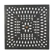 Enchantia - Outdoor Square Dining Table With Weave Tabletop And Flared Legs - Copper - R&R Furniture Gallery (Fountain Valley, CA)