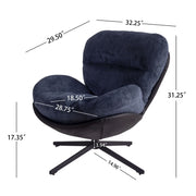 360° Swivel Office Chair, No Wheels - R&R Furniture Gallery (Fountain Valley, CA)