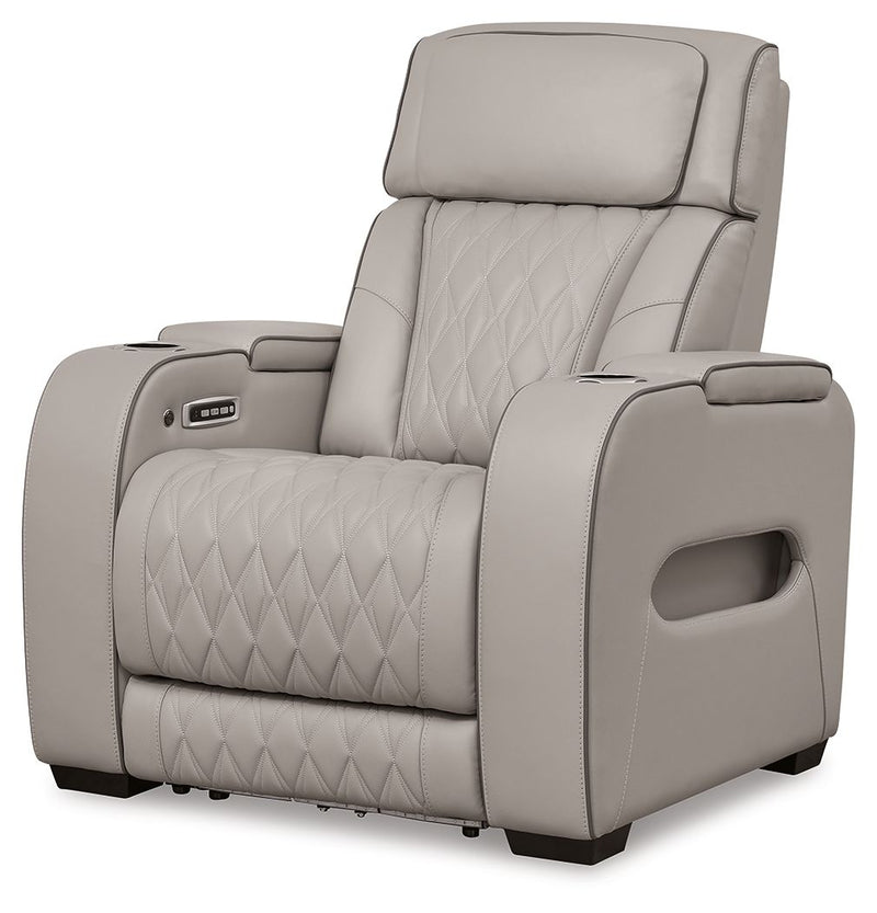 Boyington - Power Recliner/Adj Headrest - R&R Furniture Gallery (Fountain Valley, CA)