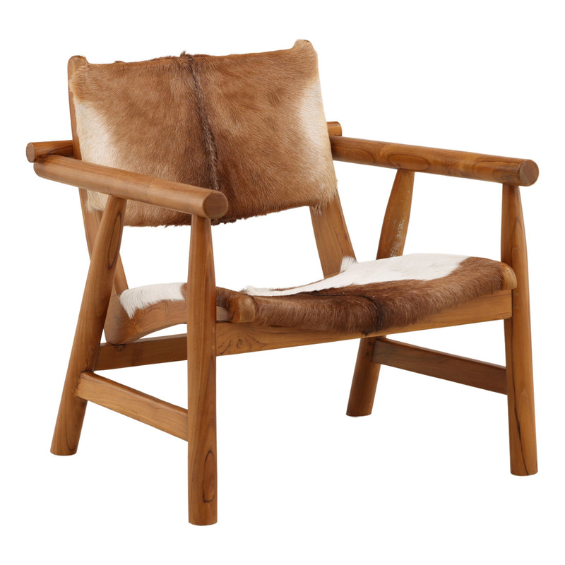 Dunbar - Occasional Chair - Brown And White