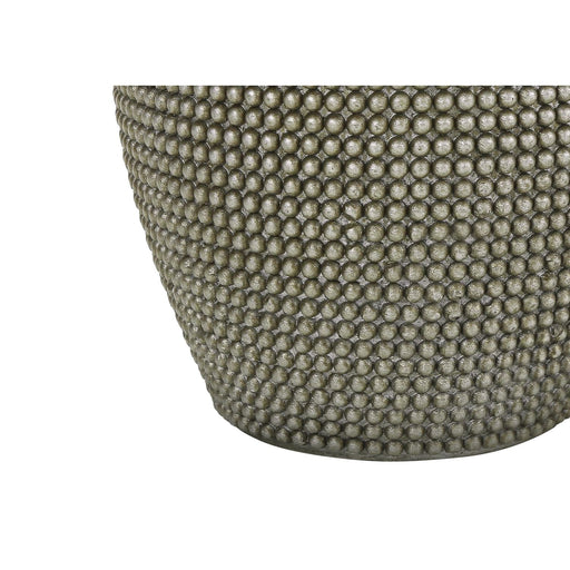 Gray resin table lamp by 8th Street featuring a contemporary design, perfect for modern interior lighting.
