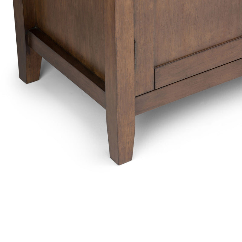 Redmond - Tall TV Media Stand - Rustic Natural Aged Brown - R&R Furniture Gallery (Fountain Valley, CA)