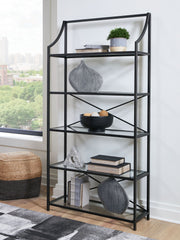Dakerwell - Bookcase - Antique Black - R&R Furniture Gallery (Fountain Valley, CA)