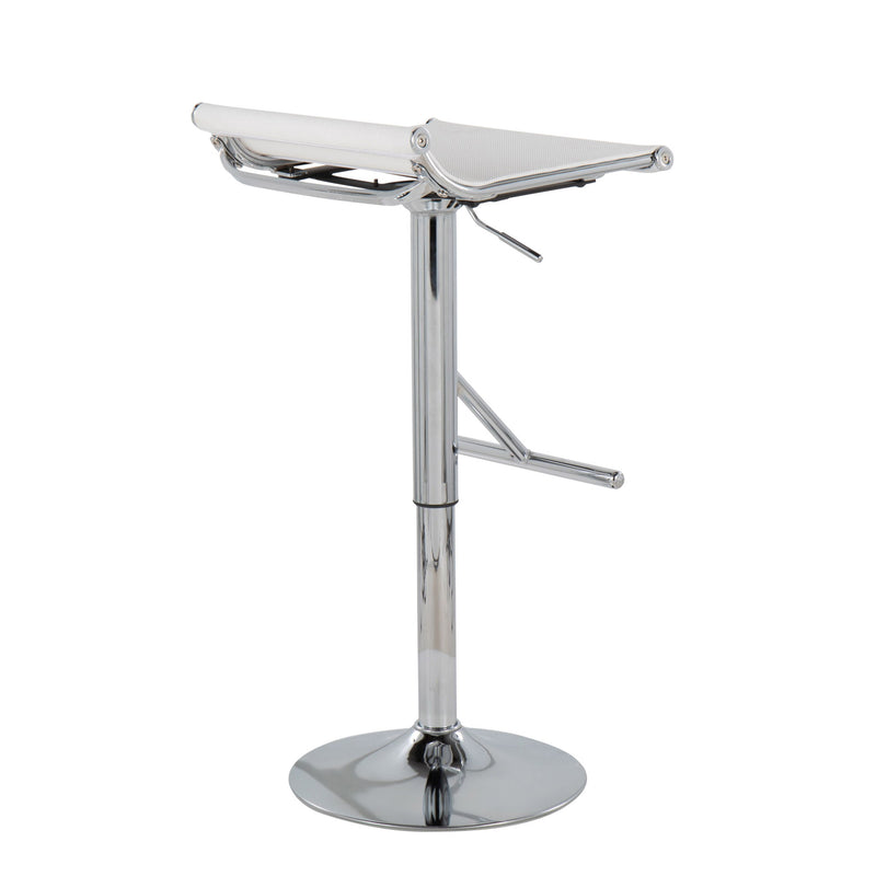 Lumi Source Mirage Ale adjustable bar stool with contemporary design, featuring a sleek seat and adjustable height mechanism.