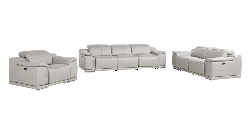 9762 - 6-Piece Modular Power Reclining Sofa, Loveseat And Chair Set With 6 Power Recliners In