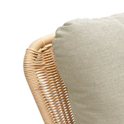 Contemporary Minimalist Wicker Rocking Chair With Soft Cushions - R&R Furniture Gallery (Fountain Valley, CA)
