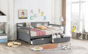 Modern DreamHaus multifunctional daybed with built-in storage drawers and sleek design, ideal for contemporary bedroom decor.