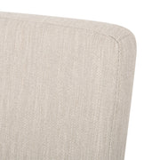 Contemporary Noble House dining chair set with upholstered seats and tapered wooden legs, stylish and comfortable for modern dining rooms.