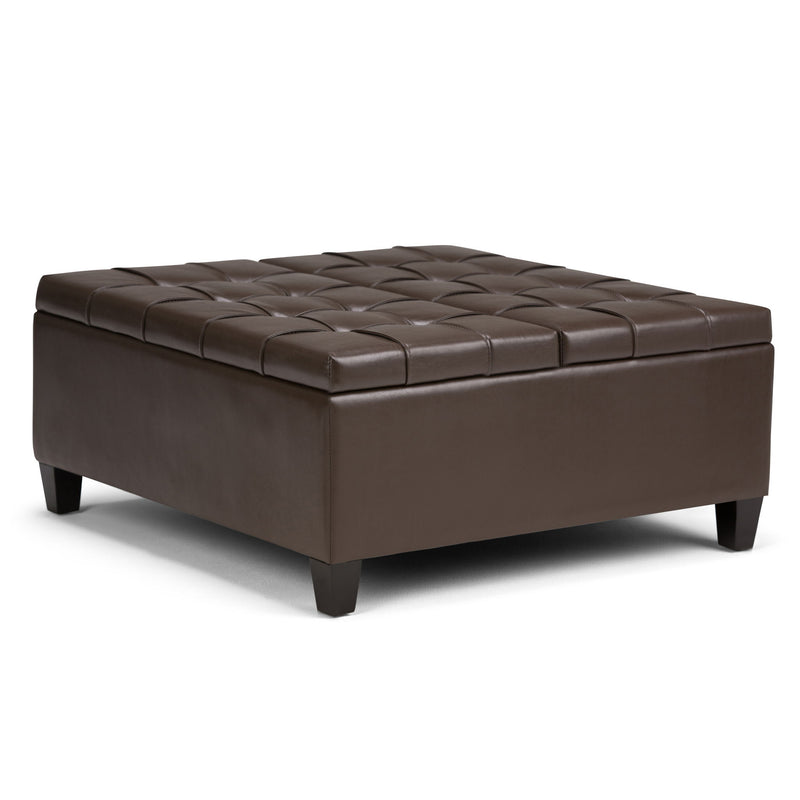 Harrison - Upholstered Coffee Table Storage Ottoman - R&R Furniture Gallery (Fountain Valley, CA)