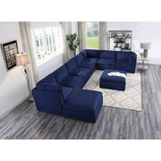 Crosby - Modular Armless Chair - Blue Fabric - R&R Furniture Gallery (Fountain Valley, CA)