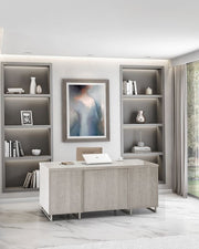 Marin - Desk - Greige - R&R Furniture Gallery (Fountain Valley, CA)