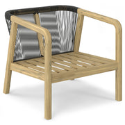 Palmetto - Outdoor Conversation Chair (Set of 2) - Stone Gray - R&R Furniture Gallery (Fountain Valley, CA)