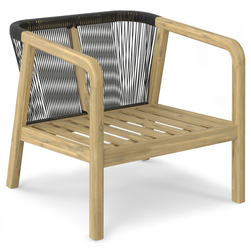 Palmetto - Outdoor Conversation Chair (Set of 2) - Stone Gray - R&R Furniture Gallery (Fountain Valley, CA)