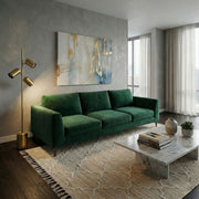 Harmony - Floor Lamp With Rotary Switch Triple Spots Block Base - Gold - R&R Furniture Gallery (Fountain Valley, CA)