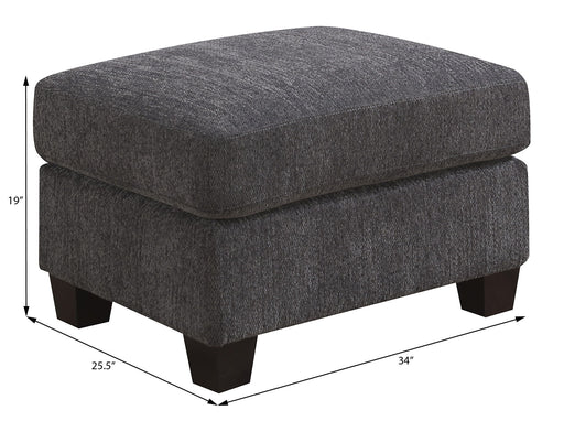 Ottoman - Gray - Wood - R&R Furniture Gallery (Fountain Valley, CA)