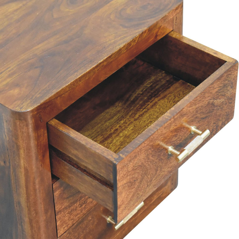 Luca - Nightstand - Brown - R&R Furniture Gallery (Fountain Valley, CA)