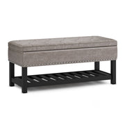 Lomond - Upholstered Storage Ottoman Bench - R&R Furniture Gallery (Fountain Valley, CA)