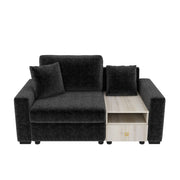 Noble House modular sofa couch with storage armrest and center console, featuring plush cushions and modern design.