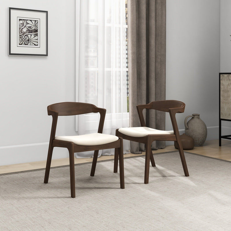 Dakota - Mid-Century Modern Dining Chair (Set of 2) - R&R Furniture Gallery (Fountain Valley, CA)