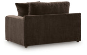 Benchcraft Maxton Heights chair and a half arm chair with plush upholstery and wide seating for comfortable relaxation.