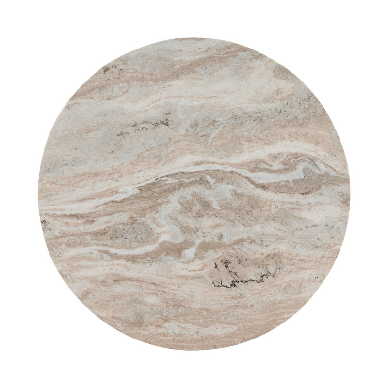 Reilly - Marble Round Table - R&R Furniture Gallery (Fountain Valley, CA)