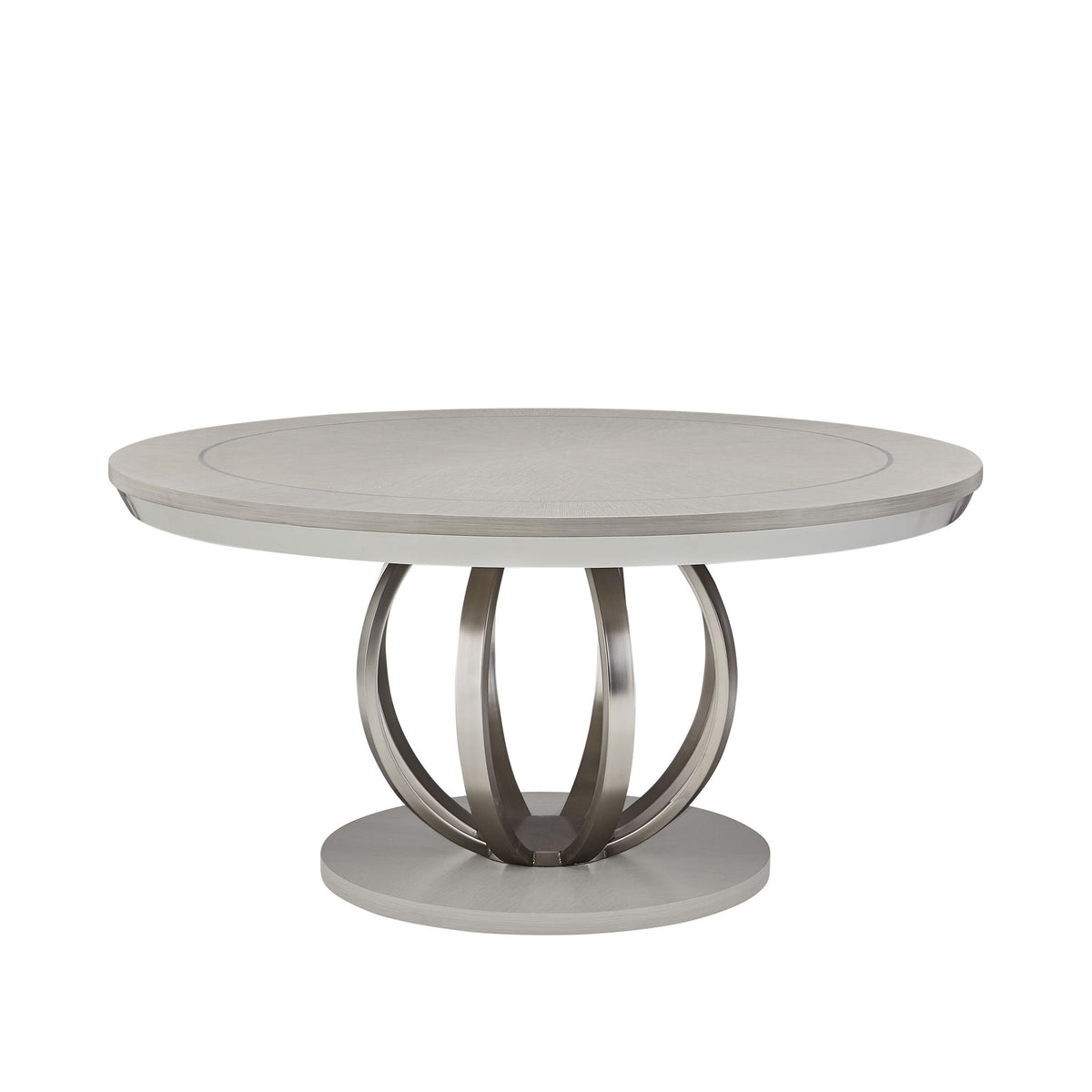 Eclipse - Round Dining Table - Moonlight Gray - R&R Furniture Gallery (Fountain Valley, CA)