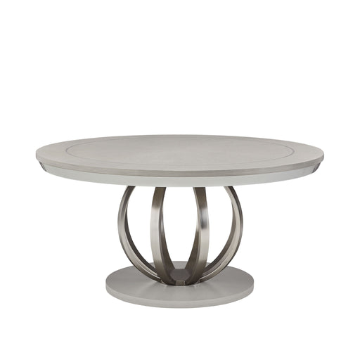 Eclipse - Round Dining Table - Moonlight Gray - R&R Furniture Gallery (Fountain Valley, CA)