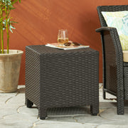 Noble House minimalist accent side table with a sleek, modern design featuring a smooth tabletop and slim metal legs.