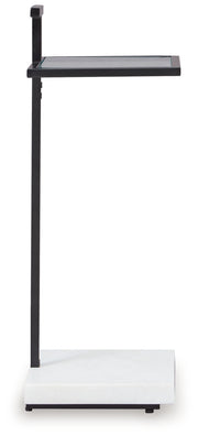 Mannill - Accent Table - Black / White - R&R Furniture Gallery (Fountain Valley, CA)