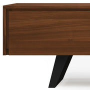 Lowry - Handcrafted TV Media Stand - Walnut - R&R Furniture Gallery (Fountain Valley, CA)