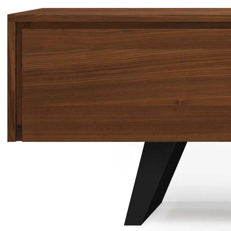 Lowry - Handcrafted TV Media Stand - Walnut - R&R Furniture Gallery (Fountain Valley, CA)