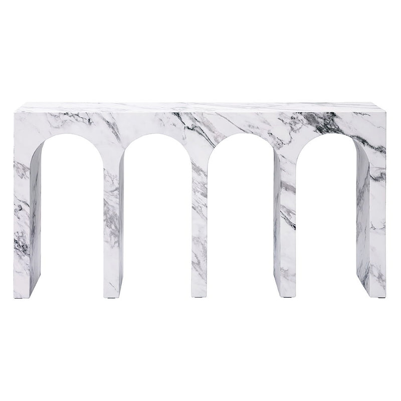 Fritzy - Console Table - Engineered Stone - R&R Furniture Gallery (Fountain Valley, CA)