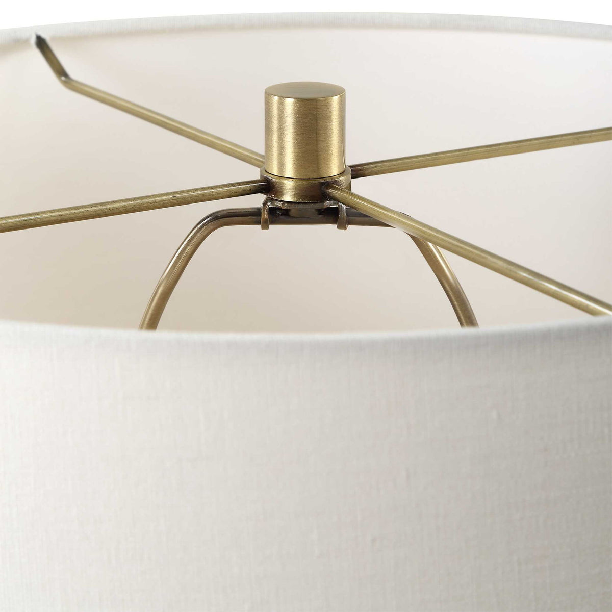 Plinth - White Marble Table Lamp