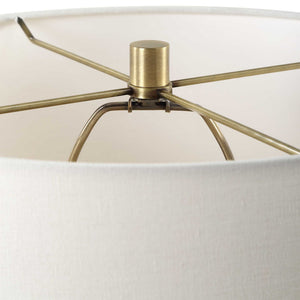 Plinth - White Marble Table Lamp